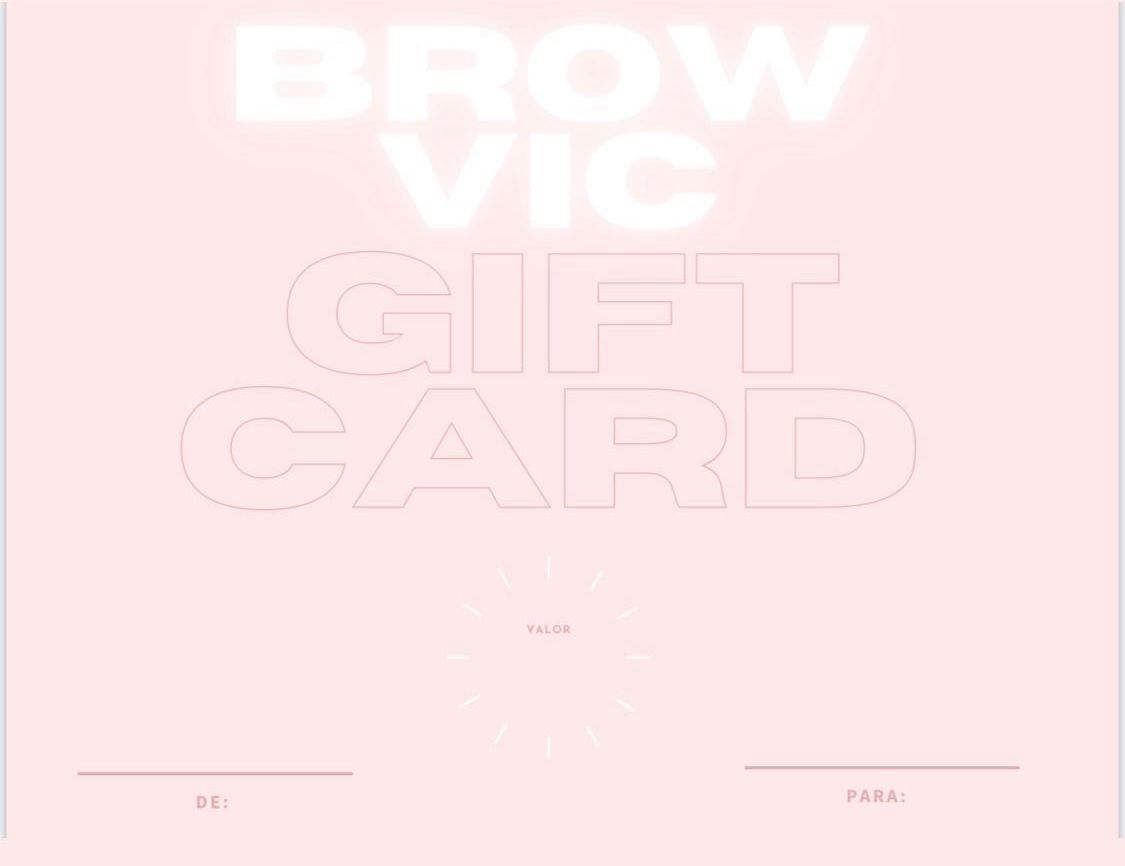 Tarjeta de regalo Browvic